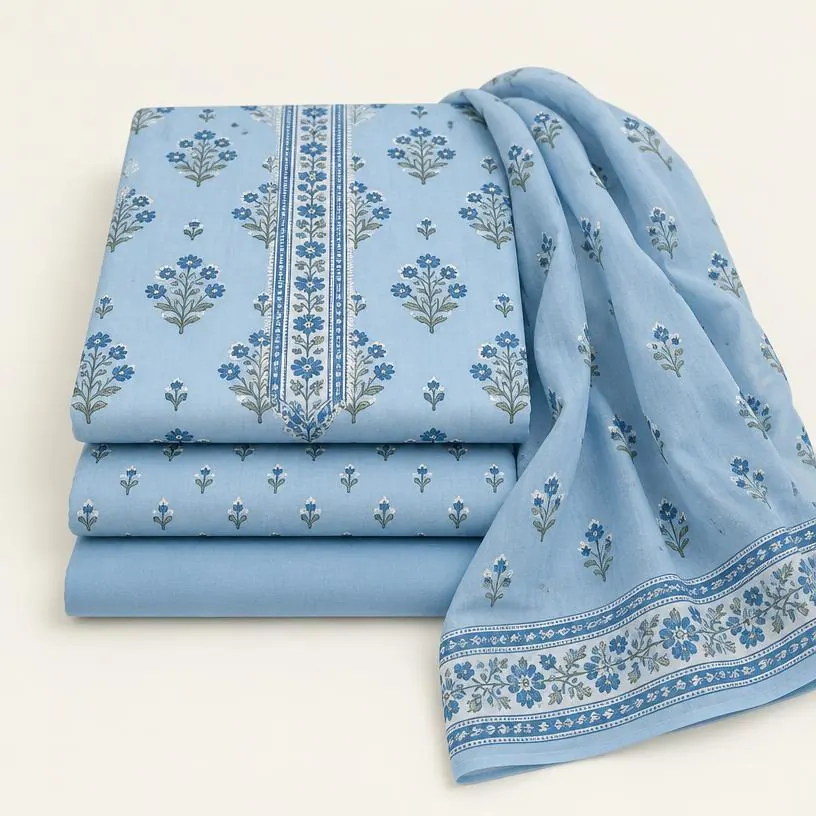 Cotton Lawn Three Piece