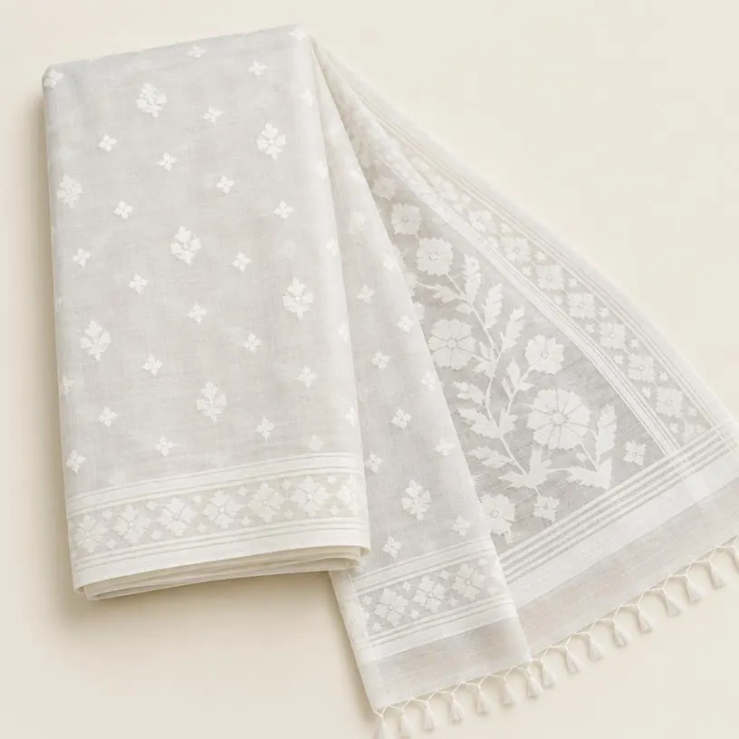 Dhakai Jamdani Saree